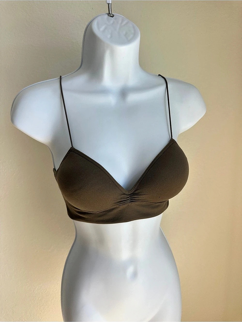 Cropped Top / Bra Top Brown